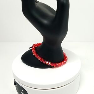 Tocara Red Gemstone Womens Bracelet